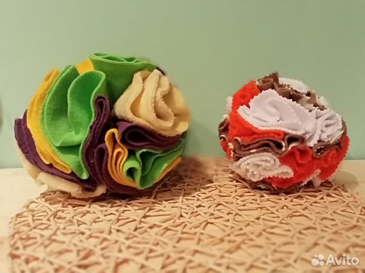 Развивающие игрушки из флиса