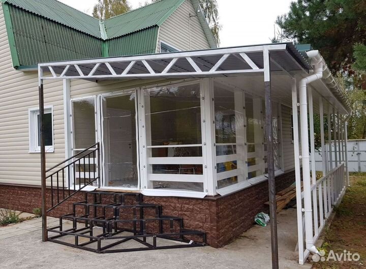 Мягкие окна для беседки