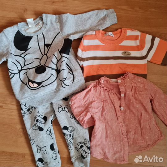 Детские вещи пакетом на девочку 74 80