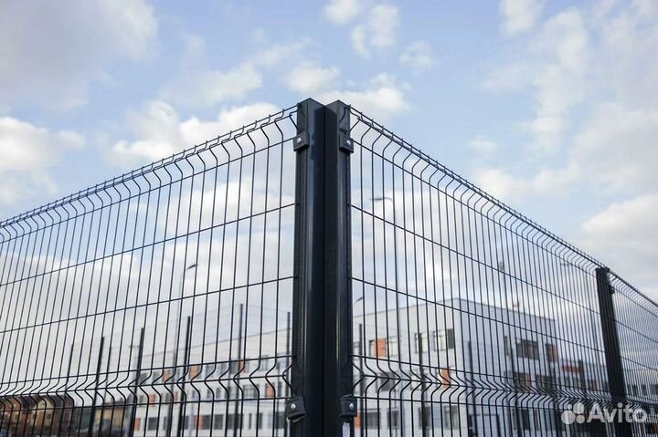 Забор 3D, сетка 3Д