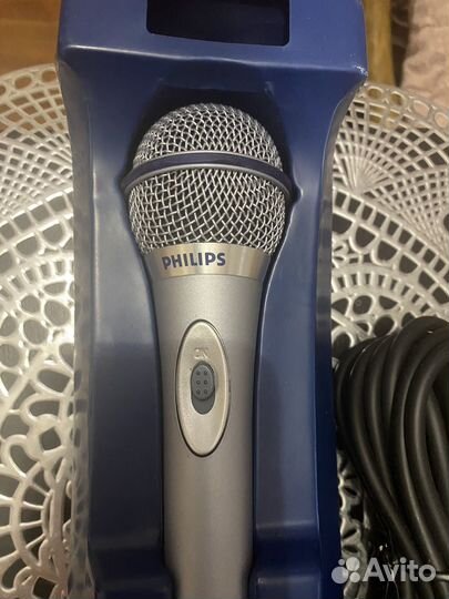Микрофон для караоке проводной philips