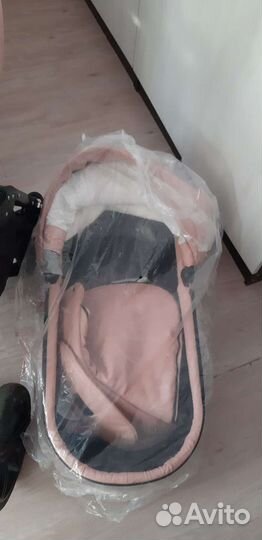 Коляска 2 в 1 эко кожа