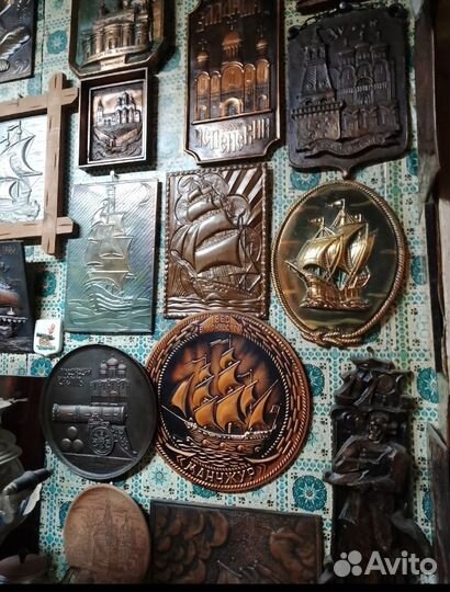 Чеканки и плакетки из СССР, разная тематика