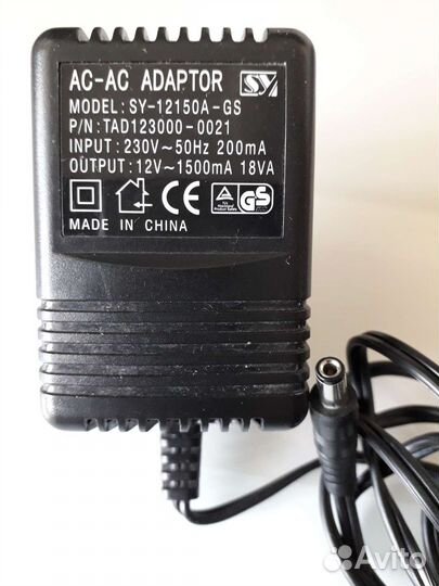 Сетевые адаптеры, блоки питания 3.8V,6v,12,7v,20v