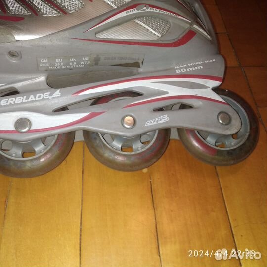 Ролики rollerblade spirit EU38,5