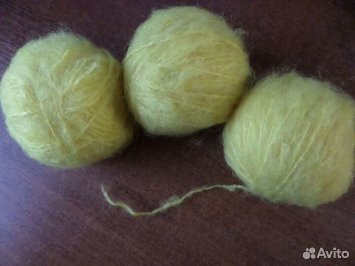 Пряжа нитки для вязания мохер