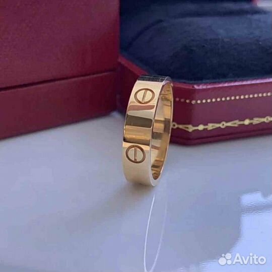 Кольцо Cartier Love из розового золота