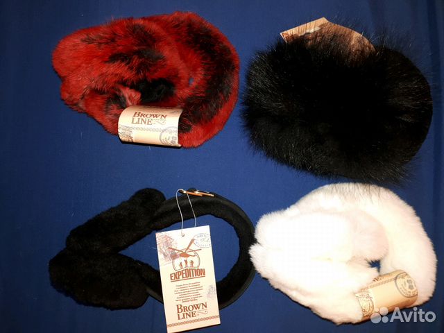 Наушники натуральный мех