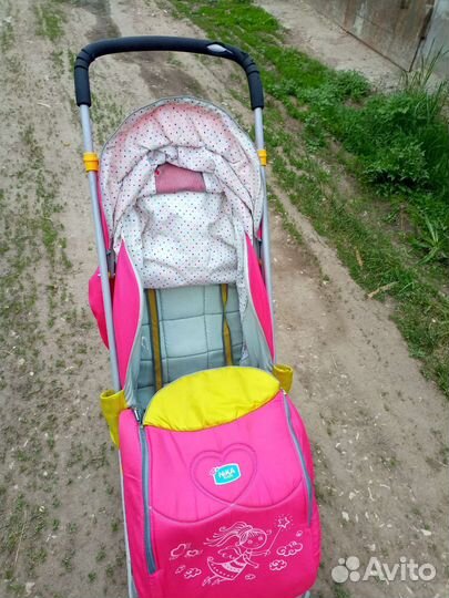 Детские санки коляска ника