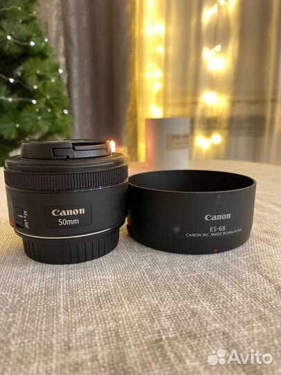 Объектив canon 50mm 1.8 stm