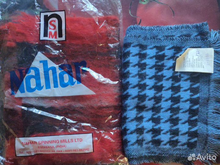 Шарфы мохеровые и ч/ш винтаж