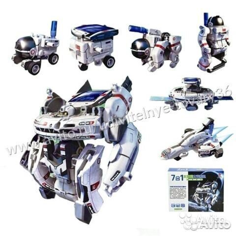 Робот на солнечной батарее 7 В 1