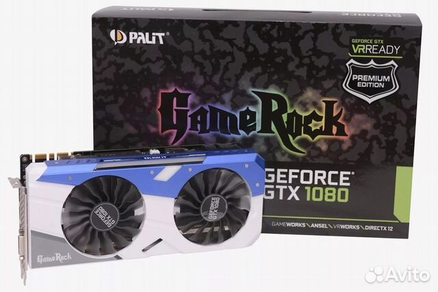 Palit GeForce GTX 1080 GameRock 8GB купить в Рязани | Электроника | Авито