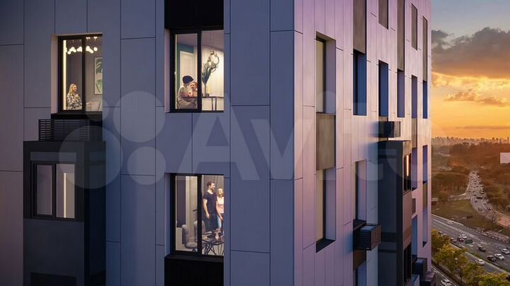 Квартира-студия, 28,9 м², 22/25 эт.