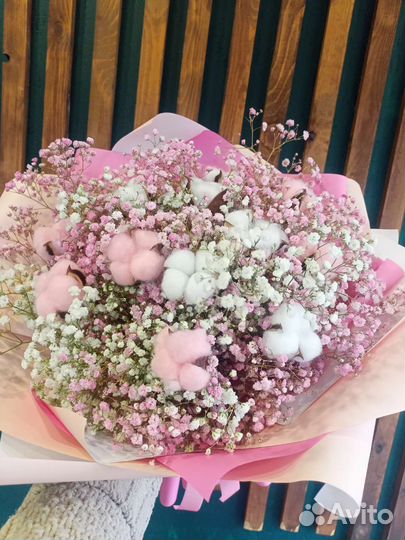 Букеты из сухоцветов