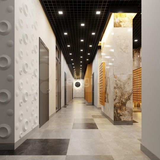 2-к. квартира, 42,4 м², 1/19 эт.