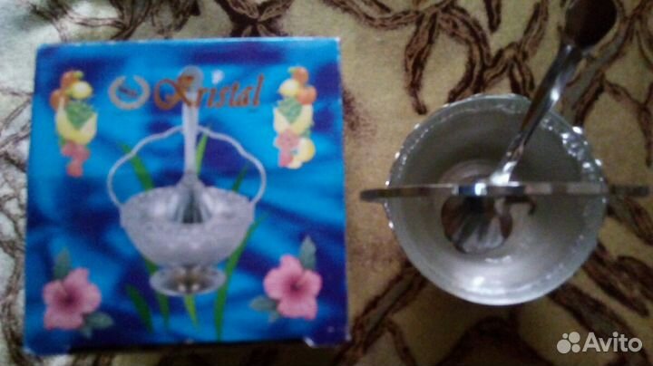 Ваза для сахара металл