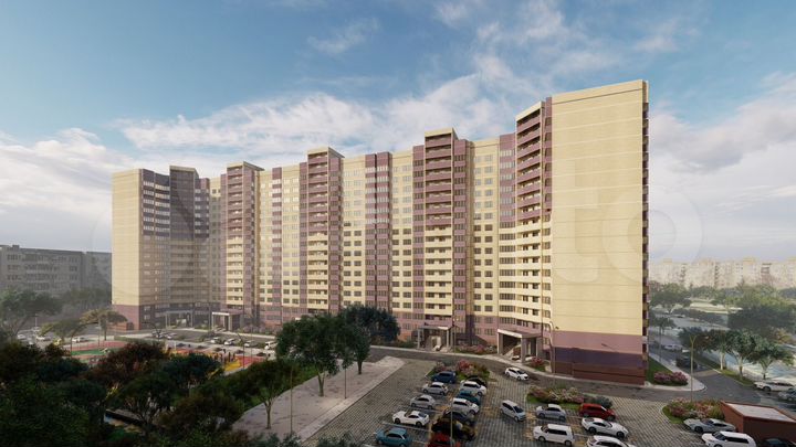 2-к. квартира, 64 м², 1/17 эт.