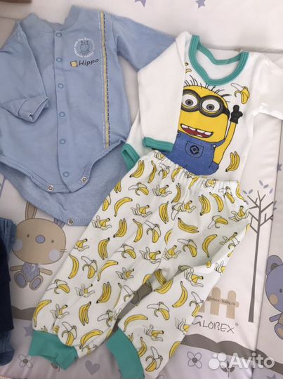 Детские вещи на мальчика 0-3 месяца