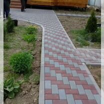 Укладка тротуарной плитки, Минусинск