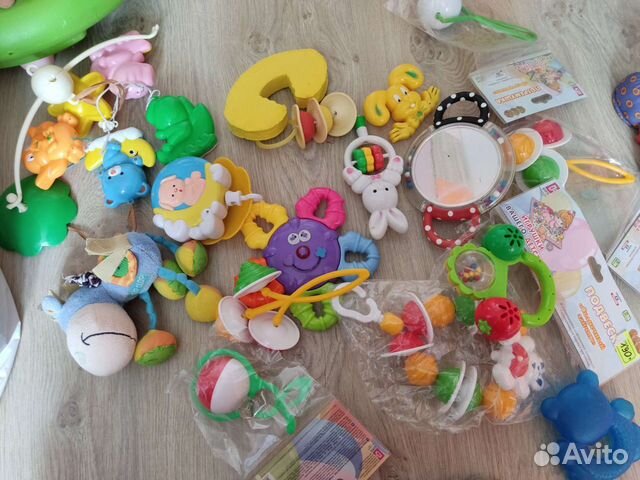 Игрушки погремушки пакетом