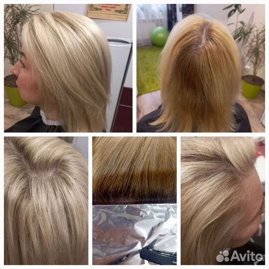 Мелирование волос,стрижки