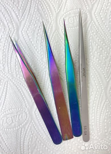 Пинцет для наращивания ресниц