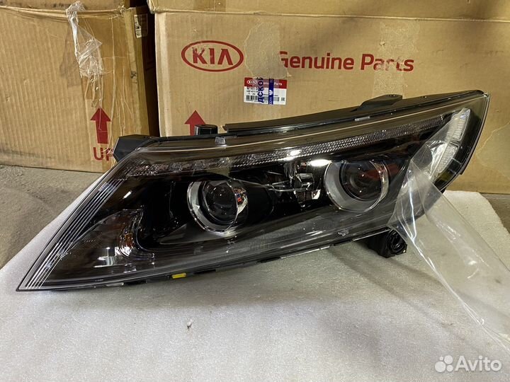 Новая фара KIA Optima 3 рест дхо LED