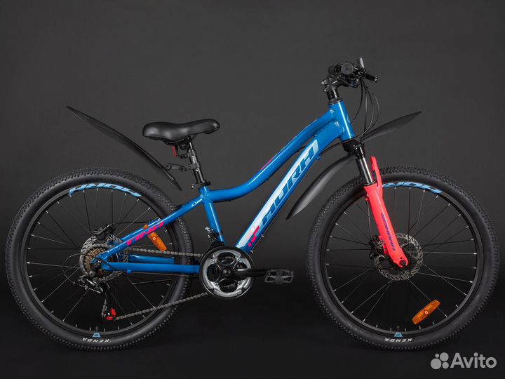 Велосипед horh tina tahd 4.0 24 (2023) Blue-Pink K