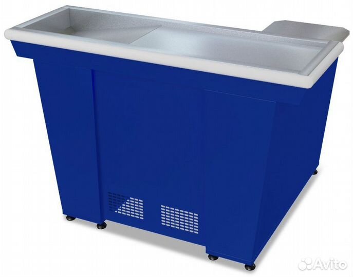 Кассовый бокс кб-1,5-1Н одинарный накопитель (сини