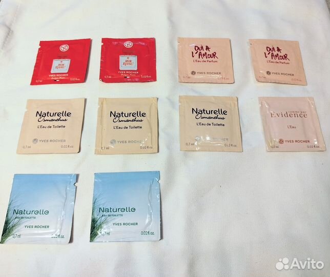 Пробники парфюмерии Ив Роше / Yves Rocher