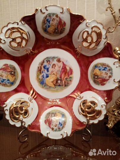 Фруктовница фарфоровая. Чехия