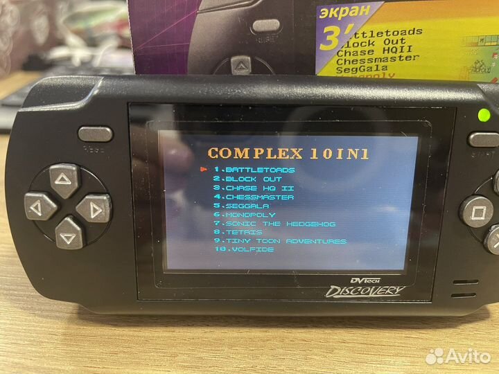 Портативная приставка Discovery 16 бит с играми