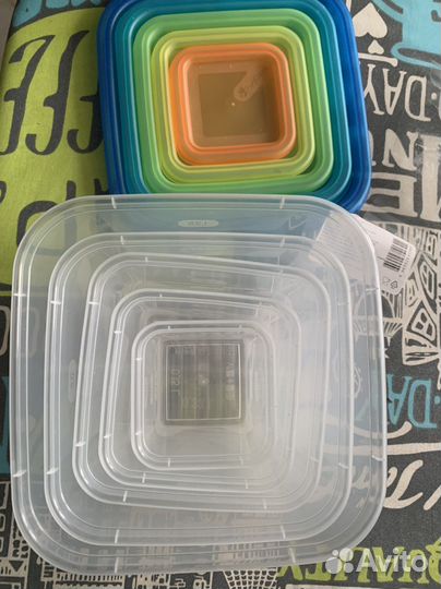 Бокс контейнер для пищевых продуктов Икеа Pruta