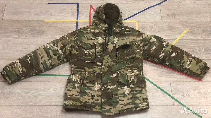 Утепленный камуфляжный костюм Горка-8