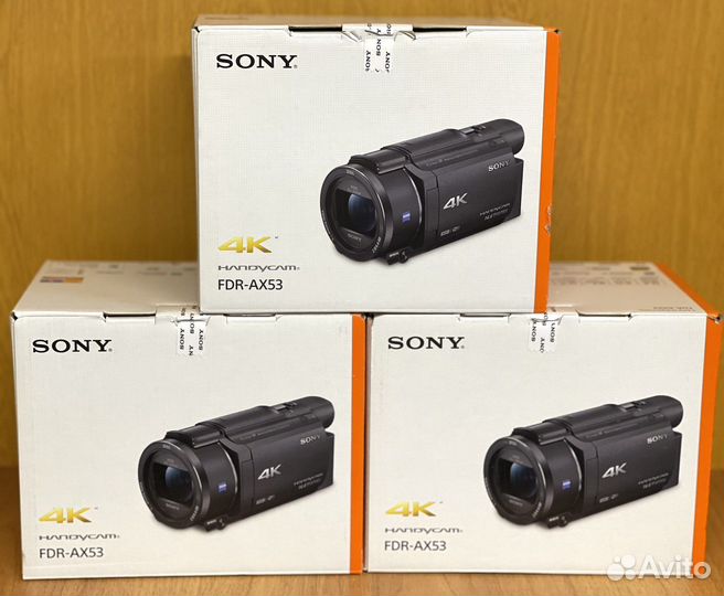 Sony FDR-AX53 Русское меню, Новый