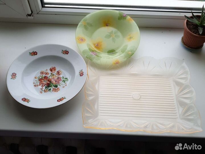 Тарелки фарфор, дулево, зик и др. СССР