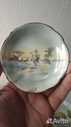 Тарелочки-розетки Дулёво 1925г