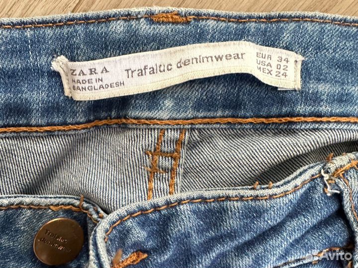 Джинсы женские zara 34 размер