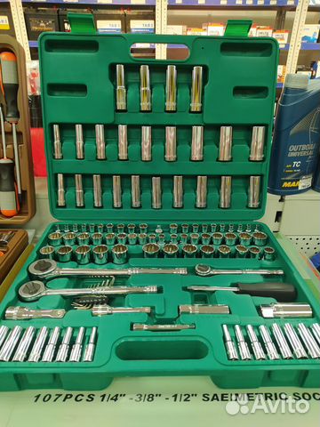 Универсальный набор торцевых головок Jonnesway 107