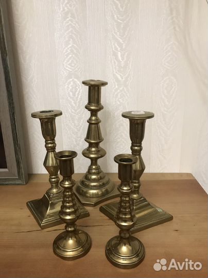 Подсвечник латунь бронза