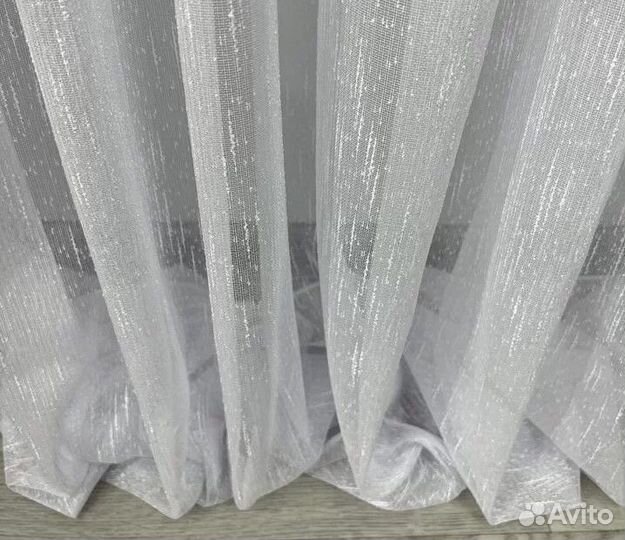 Шторы тюль дождик лён