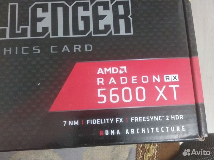 Видеокарта RX 5600 xt 6gb
