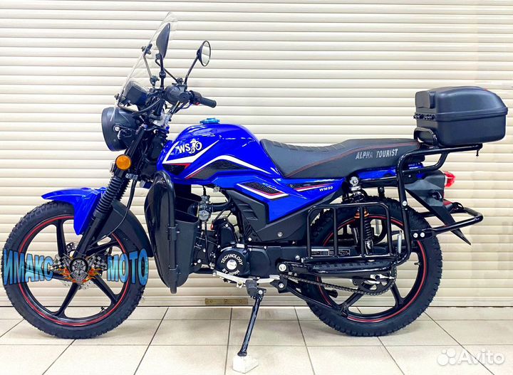 Мопед Alpha Турист дв. 110 см3 (S2) синий