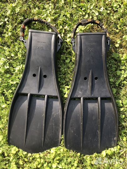 Ласты резиновые для дайвинга на пружине, XL и XXL