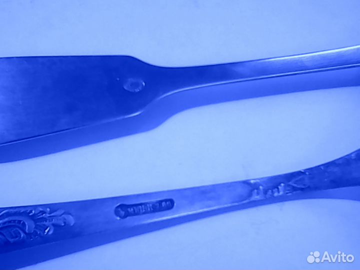 Мельхиоровые ложки, вилки