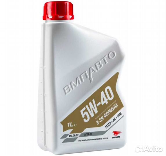 ВМПАВТО 3-SN 5W40 (1L) масло мотор.acea C3, AP