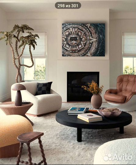 Интерьерная картина. Календарь майя. 50 на 40см