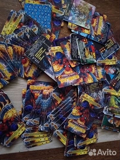 Карточки Марвел