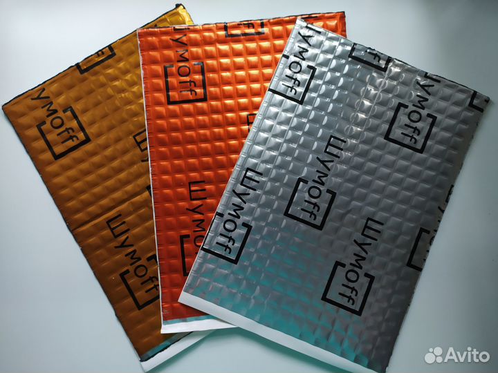 Шумофф М2, М3, М4 / Вибра для авто (лист 37*27 см)